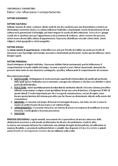 Fattori che influenzano il comportamento infantile