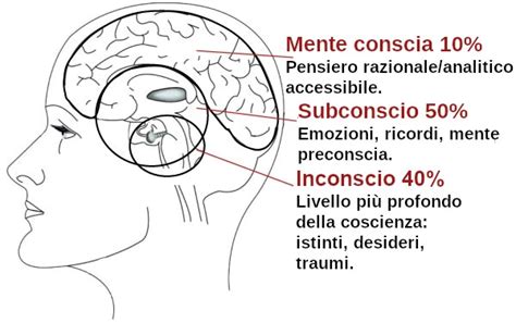 Illustrazione che rappresenta il rapporto tra conscio e inconscio