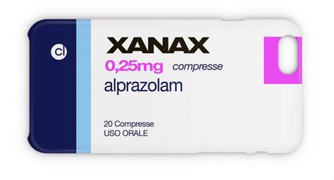 Grafico comparativo delle dosi di Xanax