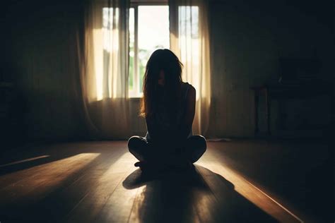 Illustrazione che simboleggia la depressione e l'isolamento