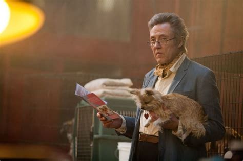Woody Harrelson e il suo cane in una scena di Sette Psicopatici