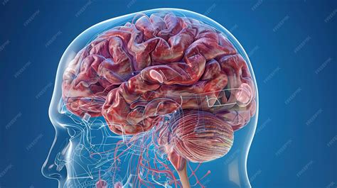 Corpo umano connesso a cervello e circuiti neurali