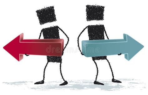 freccette che indicano direzioni opposte