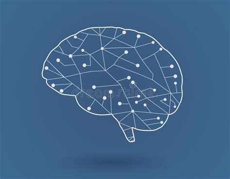 Immagine di un cervello stilizzato con neuroni interconnessi