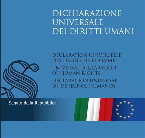 Copertina della Dichiarazione Universale dei Diritti Umani