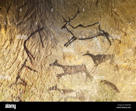 Affresco di renne nella Grotta di Font-de-Gaume