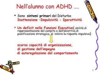 Diagramma delle strategie di gestione dell'ADHD