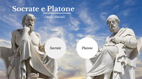 Platone e Socrate in conversazione