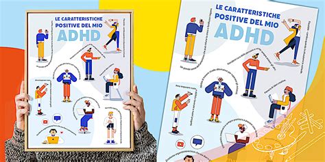 Diagramma che illustra le caratteristiche dell'ADHD