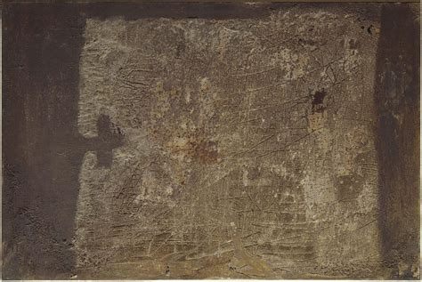 Opere di Antoni Tàpies con texture materiche