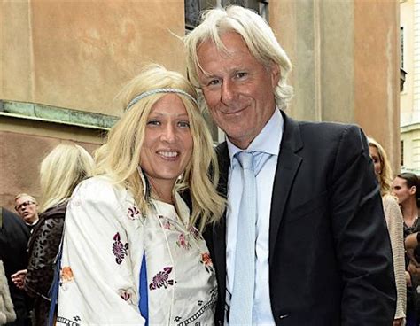 Immagine di Björn Borg e sua moglie Patricia Ostfeld
