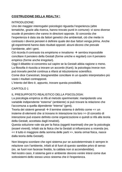 Metafora della Costruzione della Realtà Terapeutica