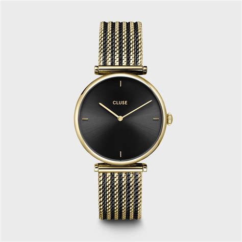 Orologio da donna Cluse Triomphe Mesh Black/Black