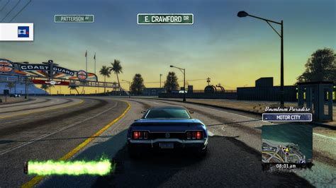 Un'auto che esegue un salto spettacolare a Burnout Paradise Remastered