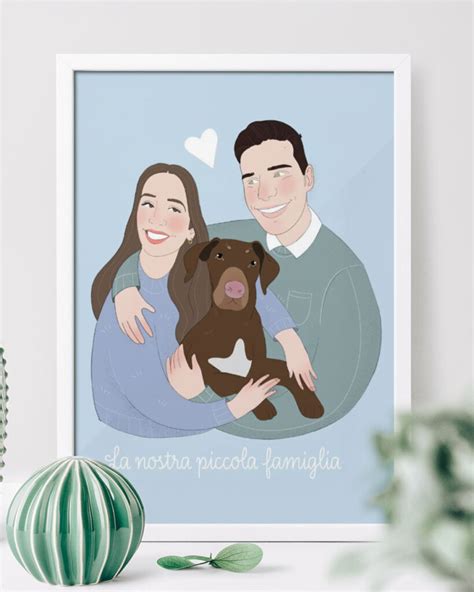 Un ritratto di famiglia stilizzato