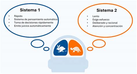Diagramma che illustra l'interazione tra Sistema 1 (veloce, intuitivo) e Sistema 2 (lento, analitico)