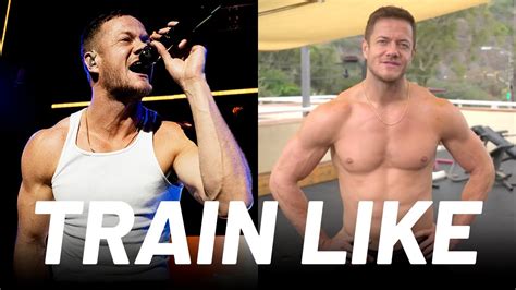 Dan Reynolds in palestra durante un allenamento fisico