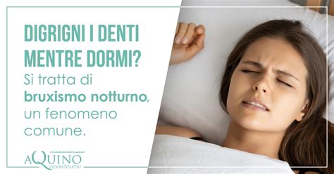 Illustrazione del bruxismo notturno