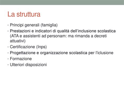 Indicatori di qualità dell'inclusione scolastica