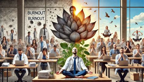 Illustrazione stilizzata che rappresenta lo stress e il burnout di un professionista
