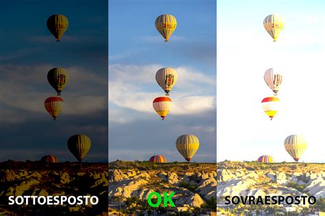 Confronto tra un render sovraesposto e uno correttamente esposto