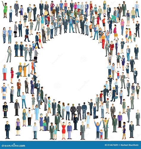 Illustrazione di un gruppo di persone che si riflettono a vicenda