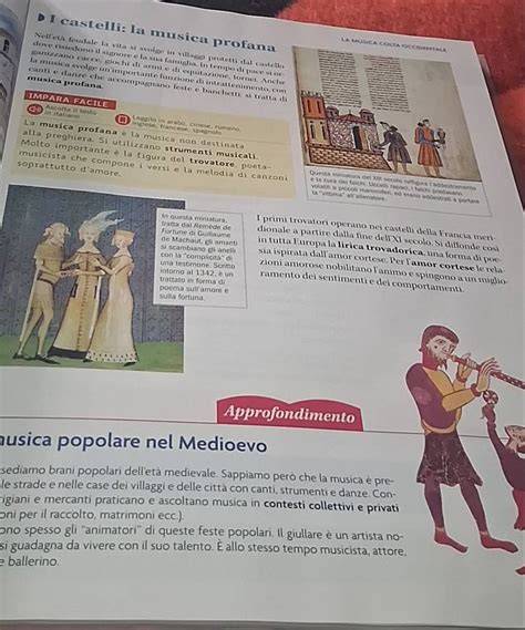 Rappresentazione artistica di un trovatore che compone versi per una dama irraggiungibile