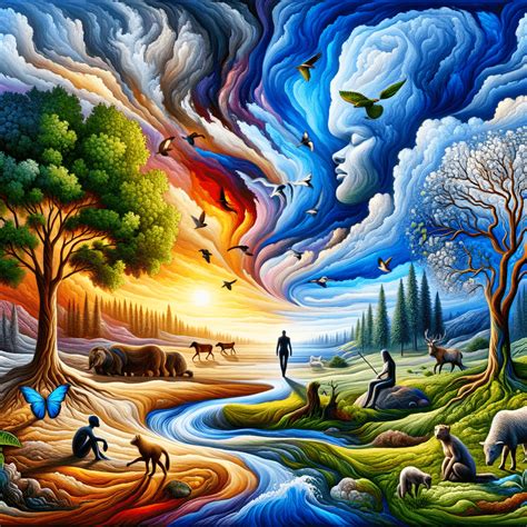 Illustrazione astratta che rappresenta il contrasto tra euforia e depressione