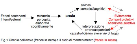schema del circolo vizioso ansia-evitamento