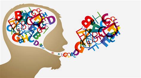 Illustrazione concettuale della correlazione tra linguaggio e pensiero