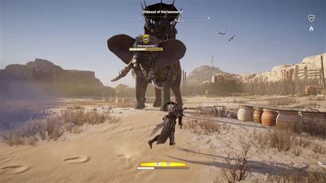 Un elefante da guerra in Assassin's Creed Origins