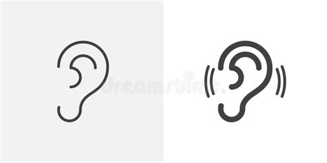 Illustrazione di un orecchio stilizzato, simbolo di ascolto attento e profondo.