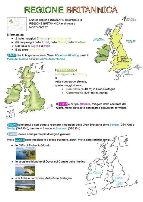Mappa delle aree di influenza celtica nelle Isole Britanniche