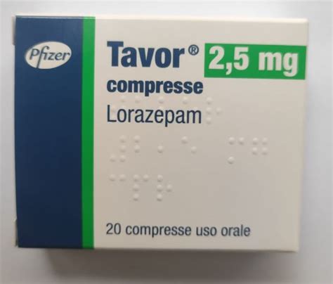 Confezione di Tavor (lorazepam)