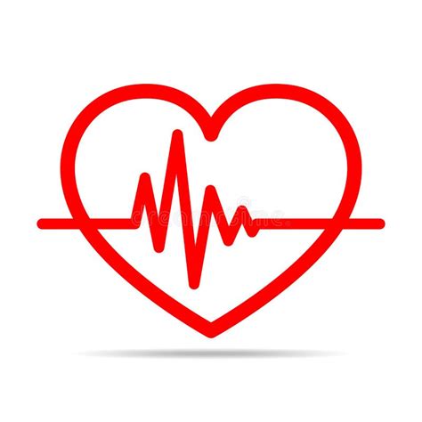 Icona che rappresenta un cuore con onde di battito irregolari