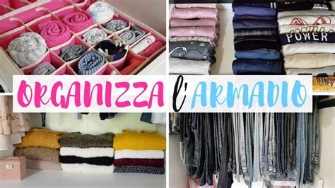 Esempio di cassetti etichettati con immagini per l'organizzazione dei vestiti