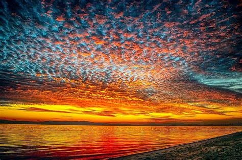 Tramonto su un paesaggio
