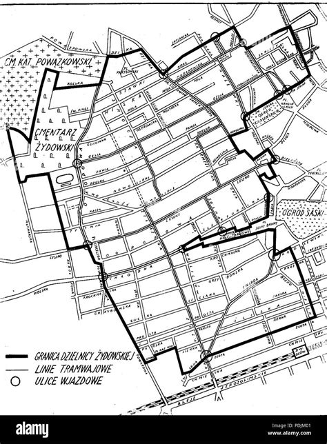 Mappa del Ghetto di Varsavia