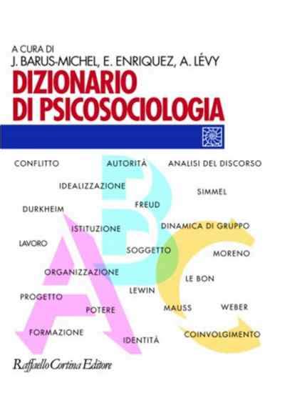 Copertina di un dizionario di psicosociologia