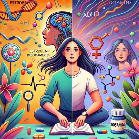 Illustrazione di un adulto con ADHD che lotta con l'organizzazione e la gestione del tempo