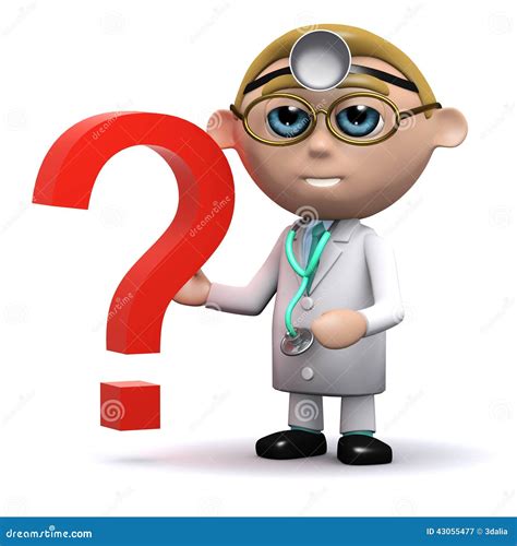 Immagine stilizzata di un medico che esamina un referto medico con un punto interrogativo sopra