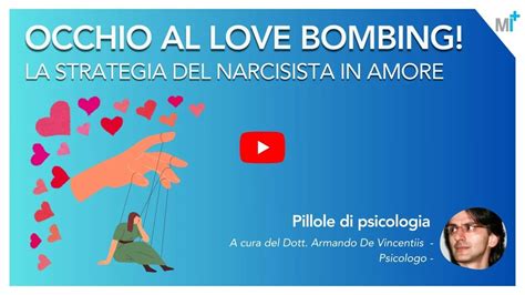 Diagramma che illustra il ciclo di manipolazione narcisistica: love bombing, svalutazione, scarto, ritorno