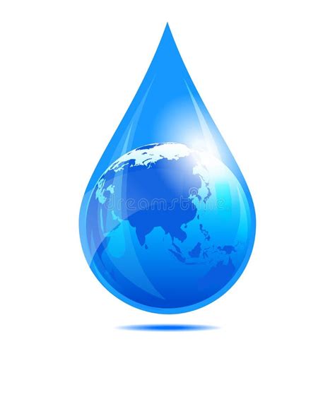 Illustrazione che rappresenta la Terra con una goccia d'acqua che cade, simboleggiando la fragilità ambientale