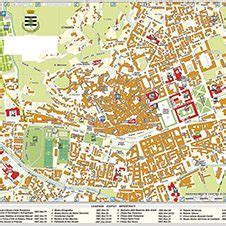 Mappa di Pinerolo con indicazioni dei principali studi psicologici citati