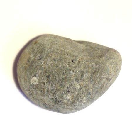 Illustrazione di un sasso grigio