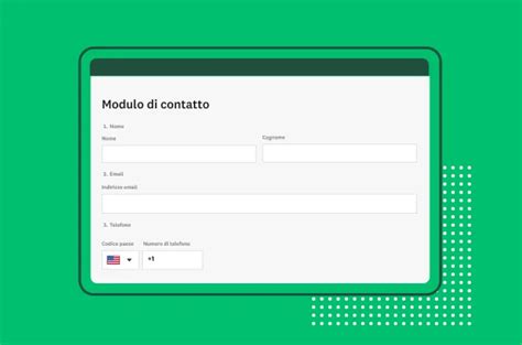 moduli di contatto online
