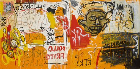 Un'opera di Jean-Michel Basquiat