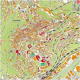 Mappa di Potenza con evidenziate le zone dove sono presenti studi di psicoterapia