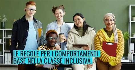 Una classe inclusiva con bambini che lavorano insieme