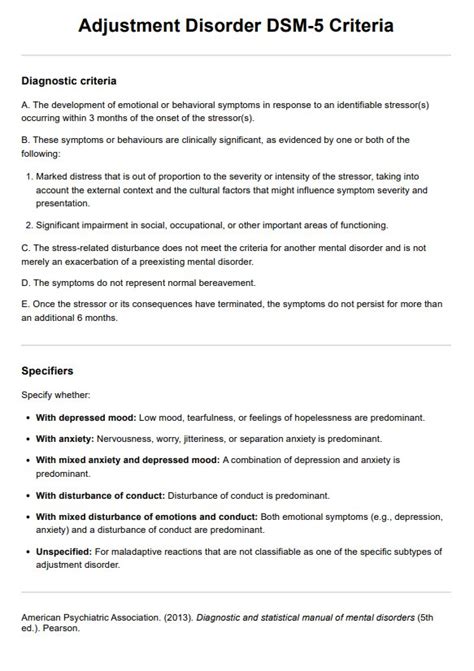 Diagram illustrating the DSM-5 criteria for Major Depressive Disorder